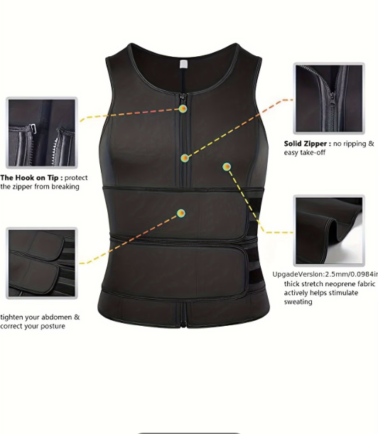 Men's Compression Sauna Vest