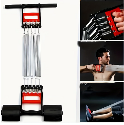 3-in-1 Spring Chest Expander & Full-Body Trainer