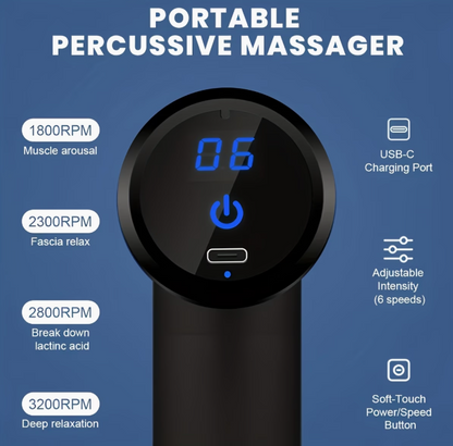 PORTABLE MASSAGING GUN